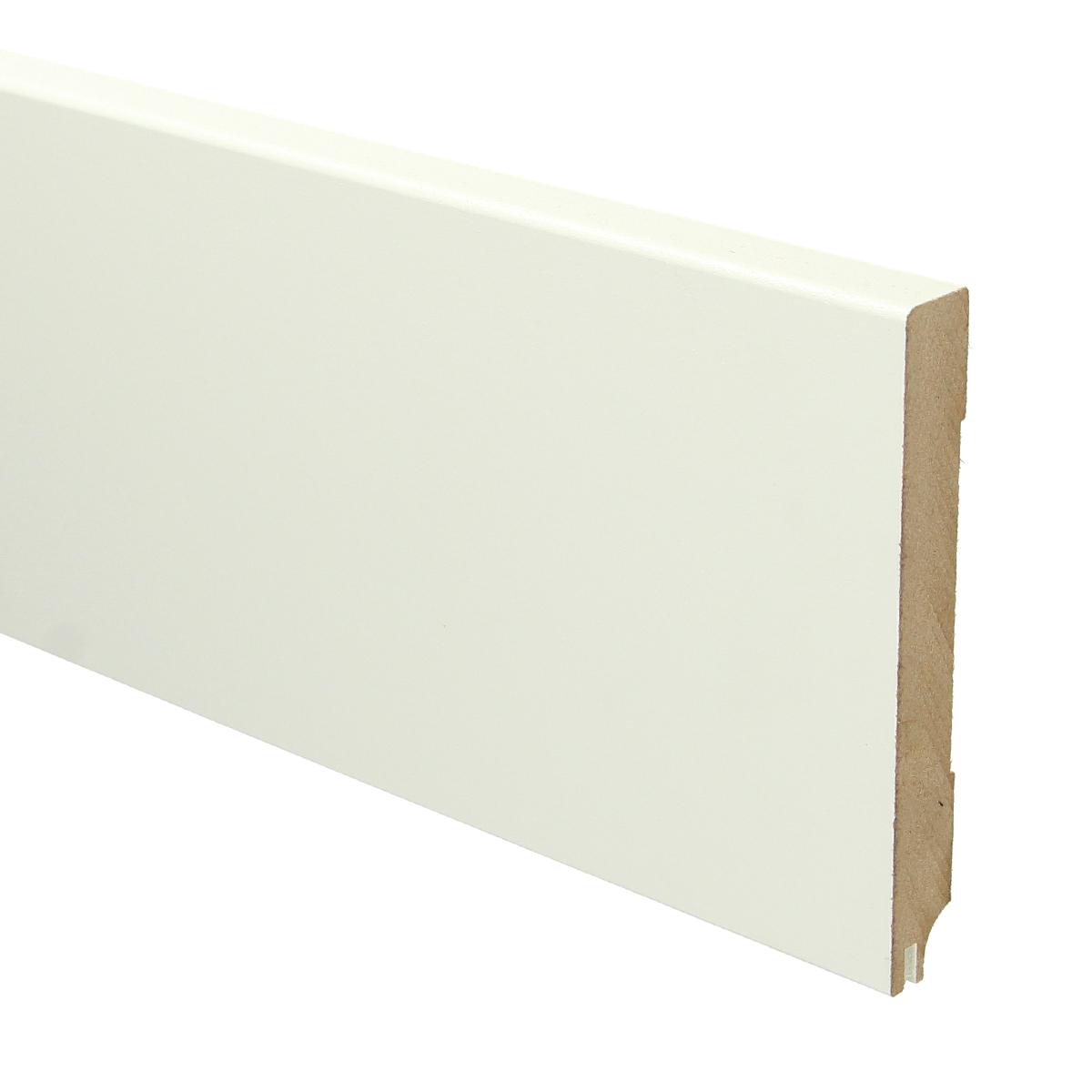 MDF Moderne plint 70x15 voorgelakt RAL 9001