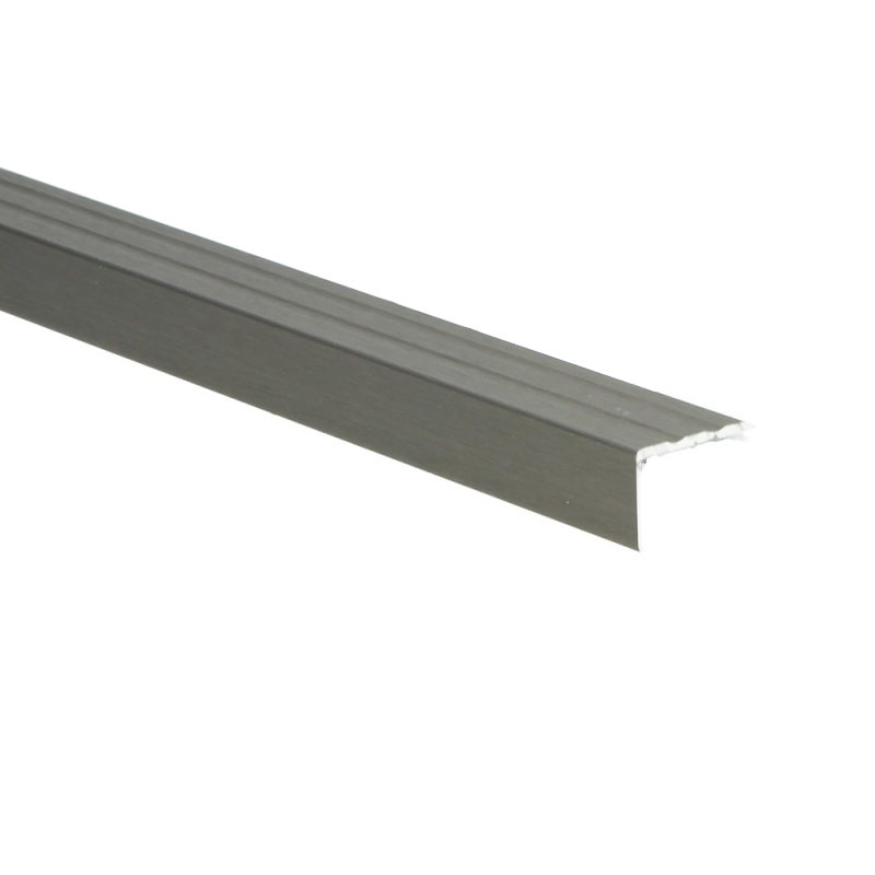 Hoeklijnprofiel 17 mm 3m RVS Geborsteld