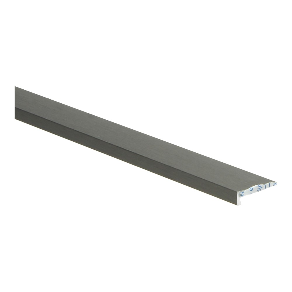 Hoeklijnprofiel 4 mm 3m RVS Geborsteld