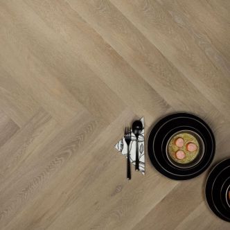 Douwes Dekker Klik PVC Ambitieus Brede Visgraat - Honing