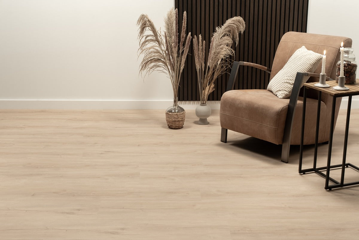 Floer Plak PVC Dorpen Rechte plank - Wateringen Wit Eiken