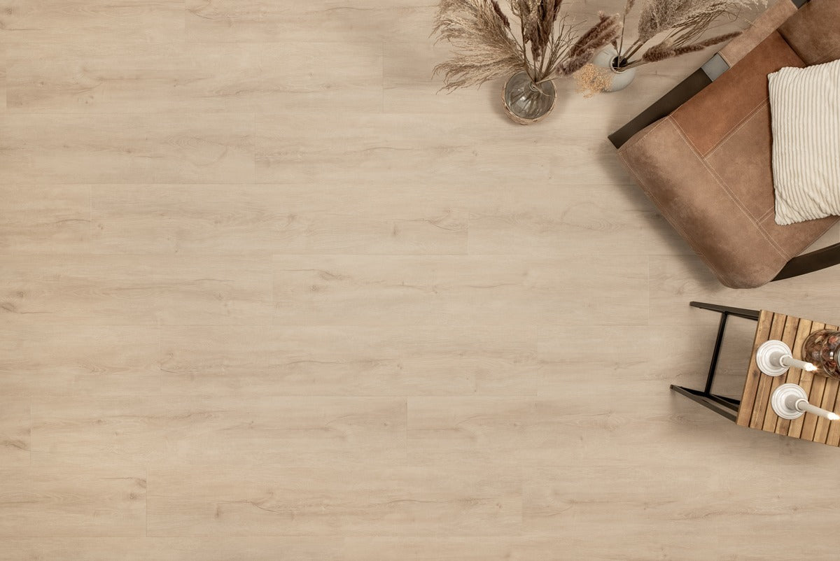 Floer Plak PVC Dorpen Rechte plank - Wateringen Wit Eiken