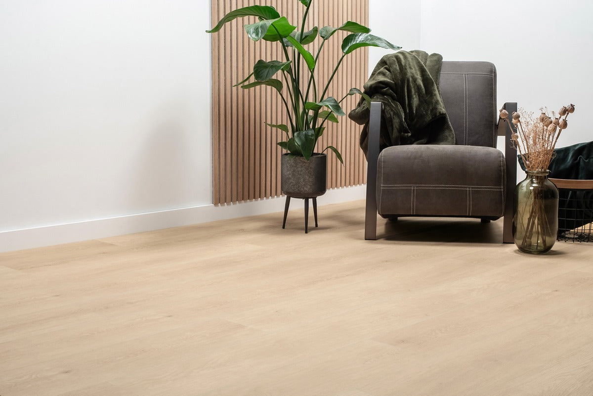 Floer Plak PVC Elegance Dorpen Rechte plank - Lisse Lichtbruin Eiken