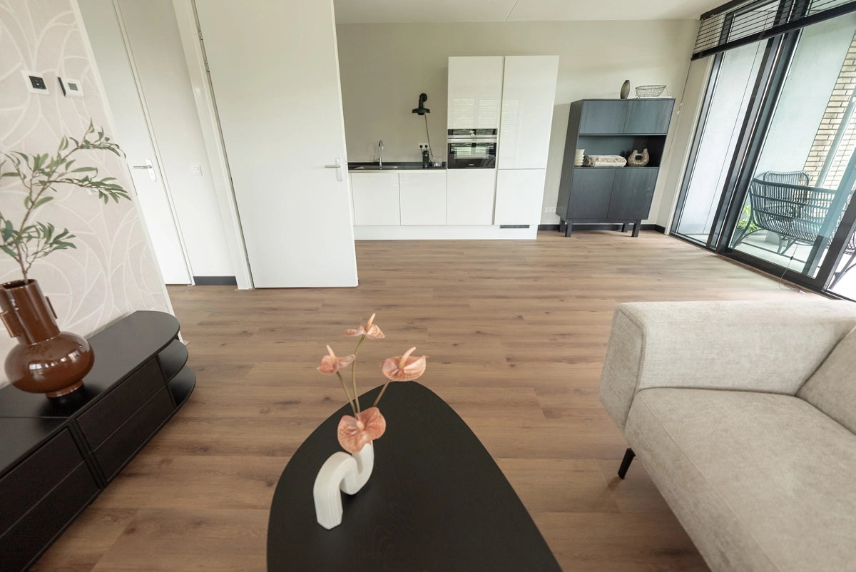 Floer Plak PVC Elegance Dorpen Rechte plank - Nootdorp Nootbruin Eiken