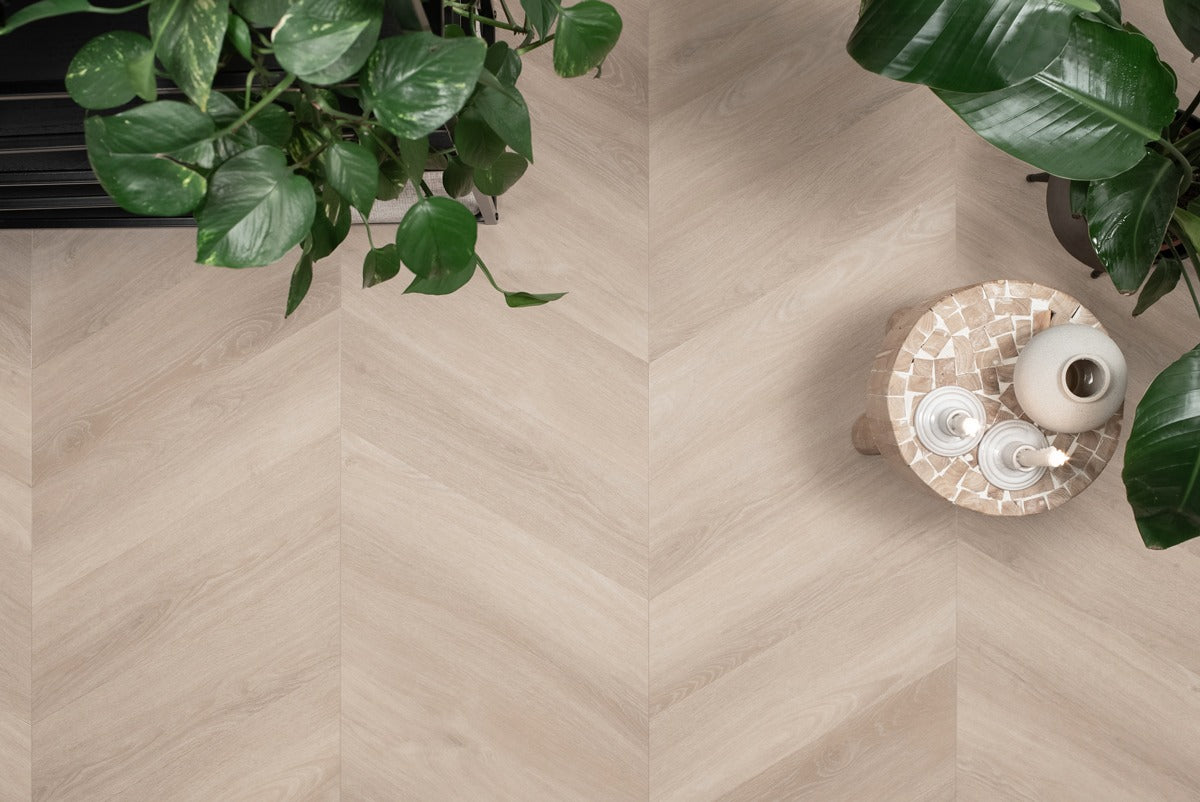 Floer Hongaarse Punt PVC – Onbehandeld Eiken