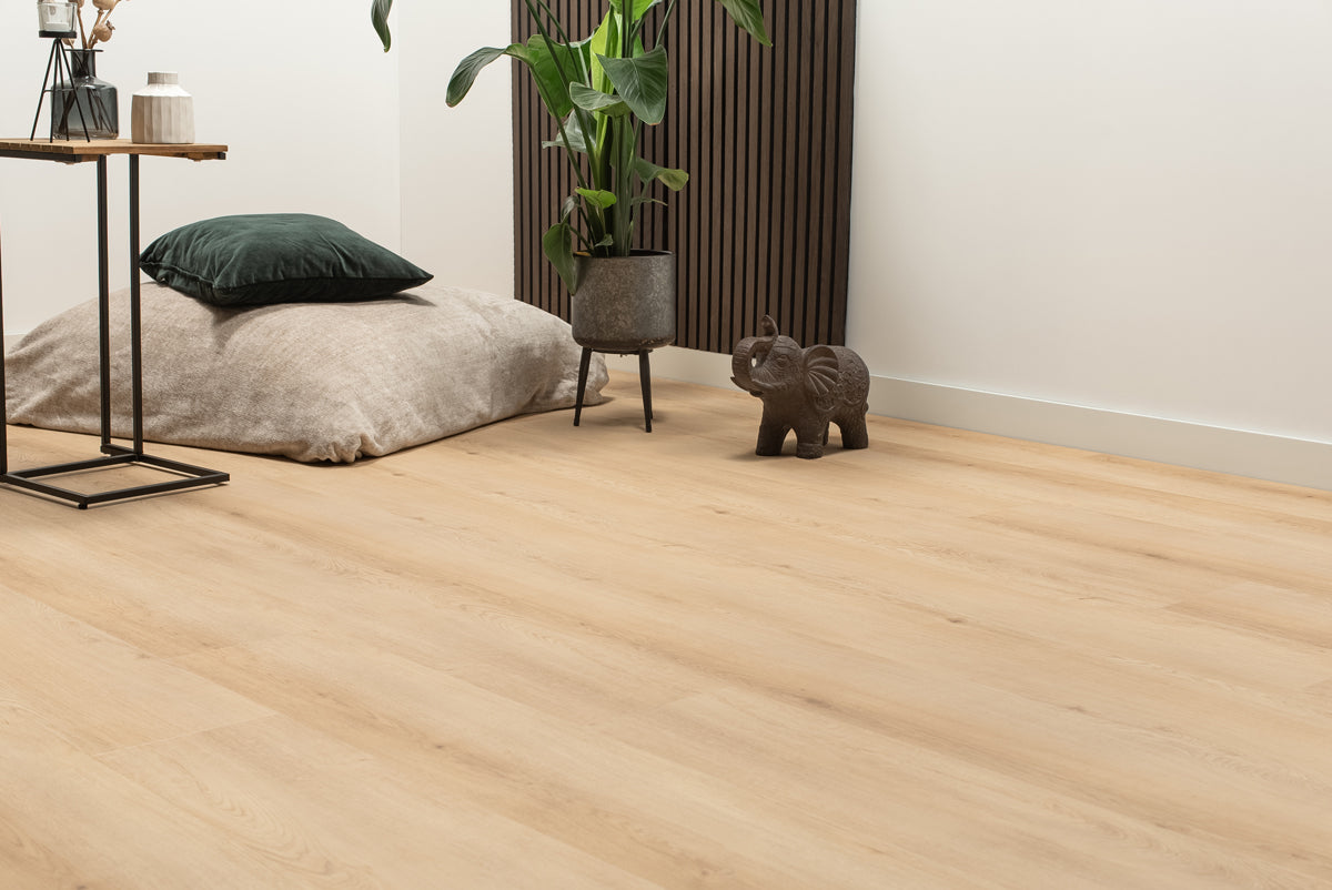 Floer Klik PVC Natuur Rechte plank - Cilento Crème