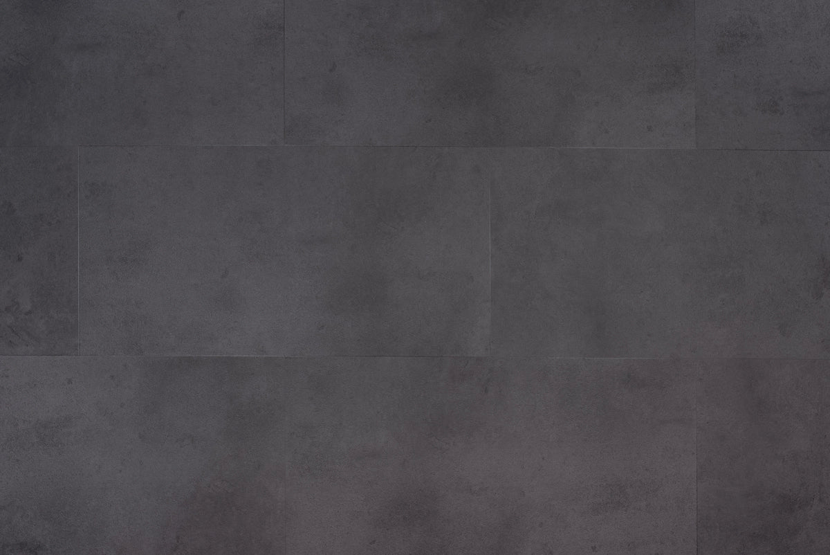 Floer Tegel PVC – Betonlook Zwart