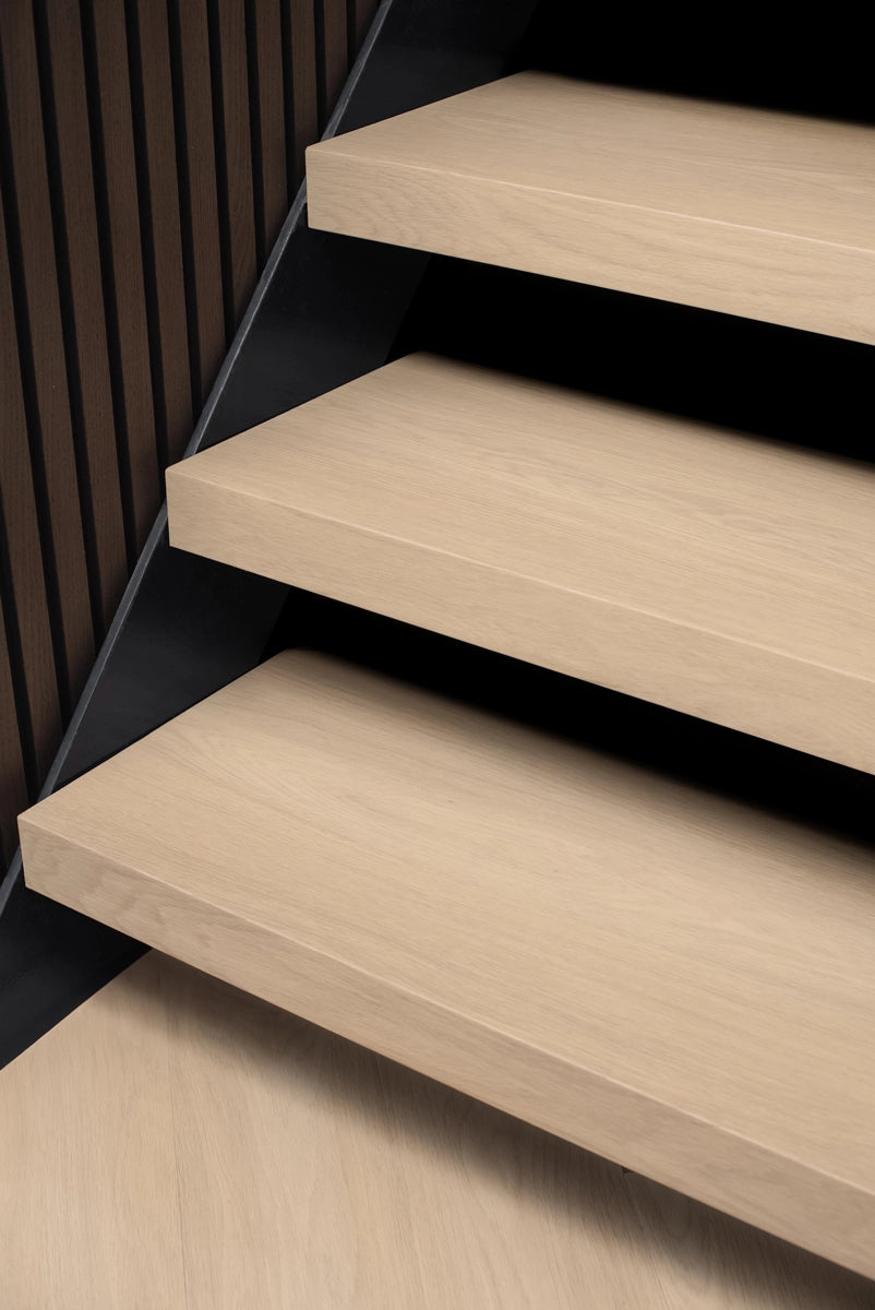 Floer Trap Overzettreden – Zand Eiken Dubbeltrede 138 cm