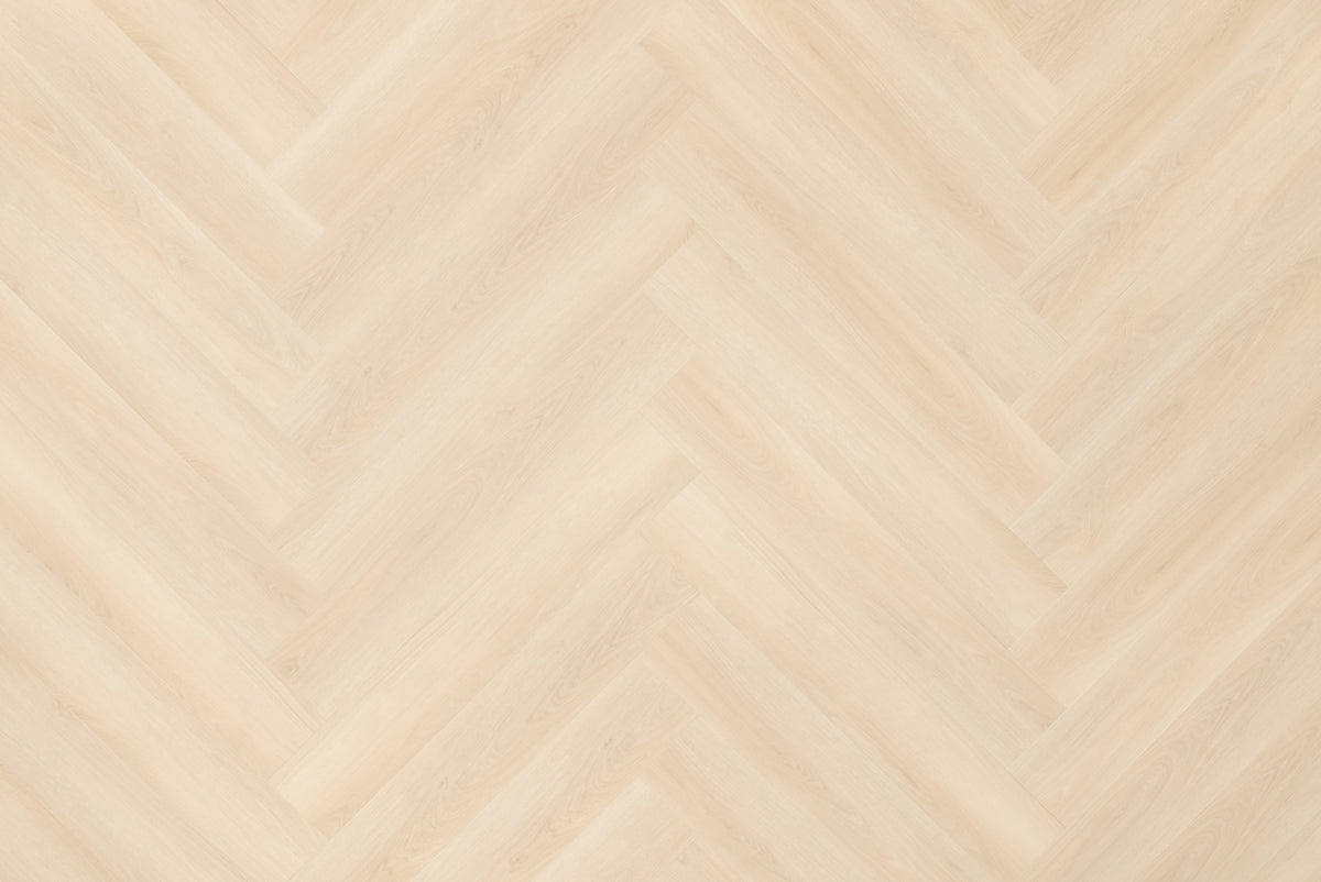 Proefstaal Floer Walvisgraat PVC – Balein Beige
