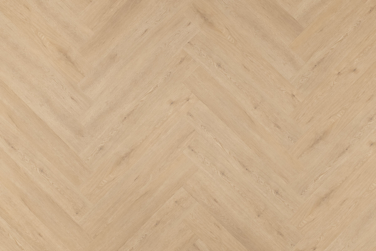 Proefstaal Floer Walvisgraat PVC – Gaia Grijsbeige