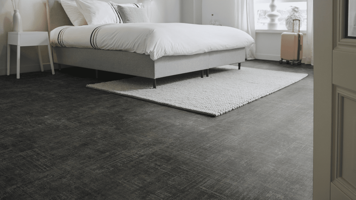 mFLOR Plak PVC Abstract Tegel - Chocolate Black 53121