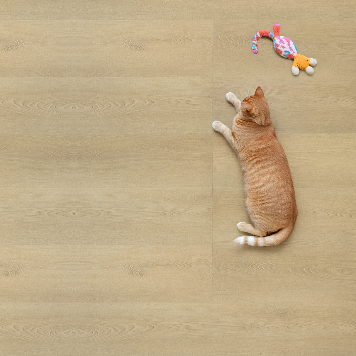 Proefstaal Mira Silva Rechte Plank Click Beige Oak