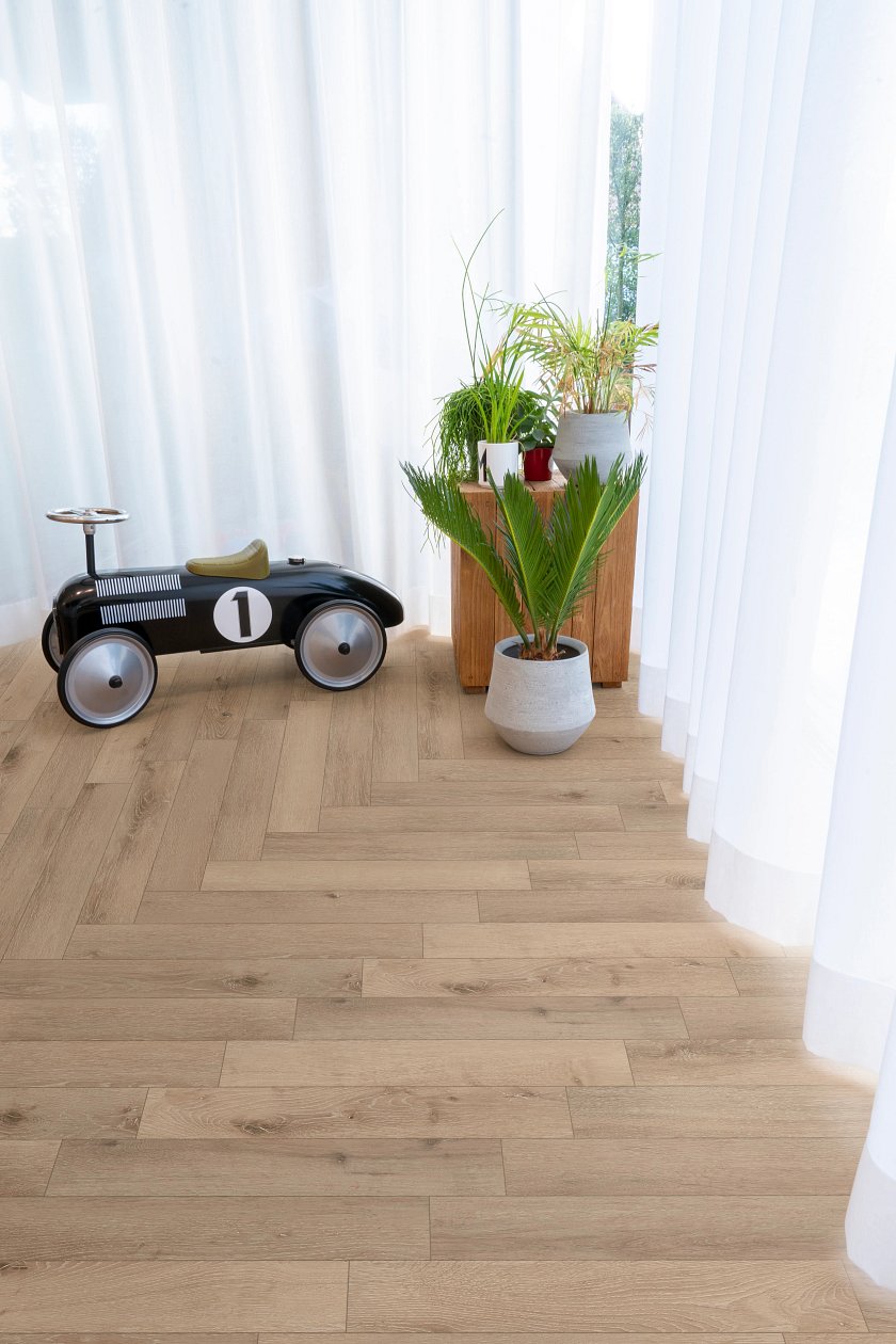 COREtec Klik PVC Authentics Herringbone Visgraat - Nimbus 50 LVREH 140