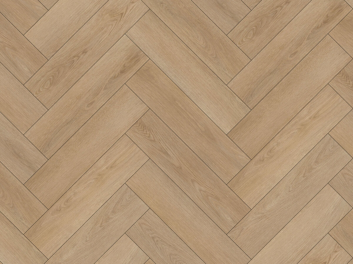 Proefstaal Calitex Wood Cambridge Oak Visgraat Dry-Back