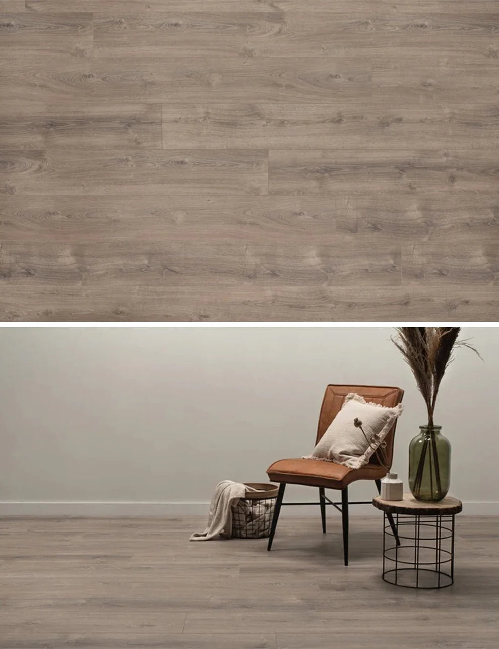 Floer Laminaat Authentiek Rechte plank - Gerookt Wit