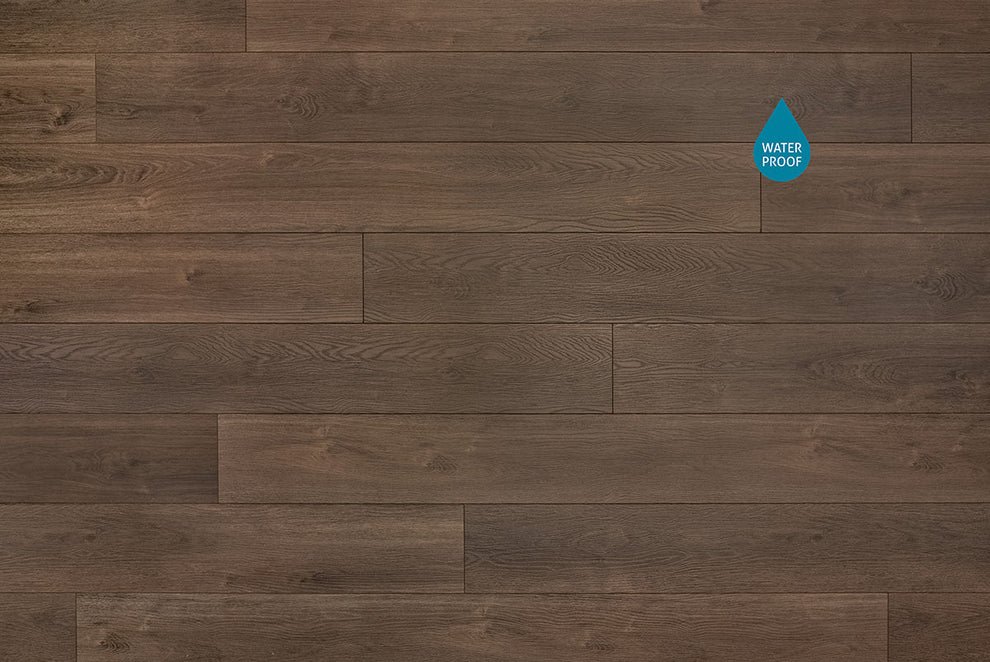Floer Laminaat Authentiek Rechte plank - Zwart Geolied