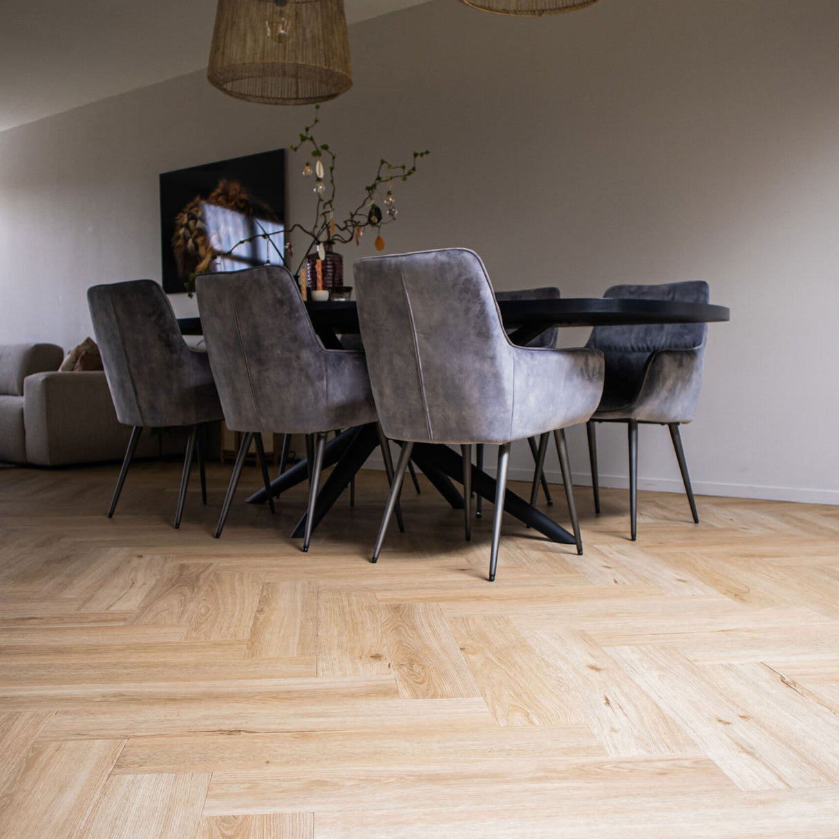 Vivafloors Plak PVC XL 7200 serie Visgraat - 7230