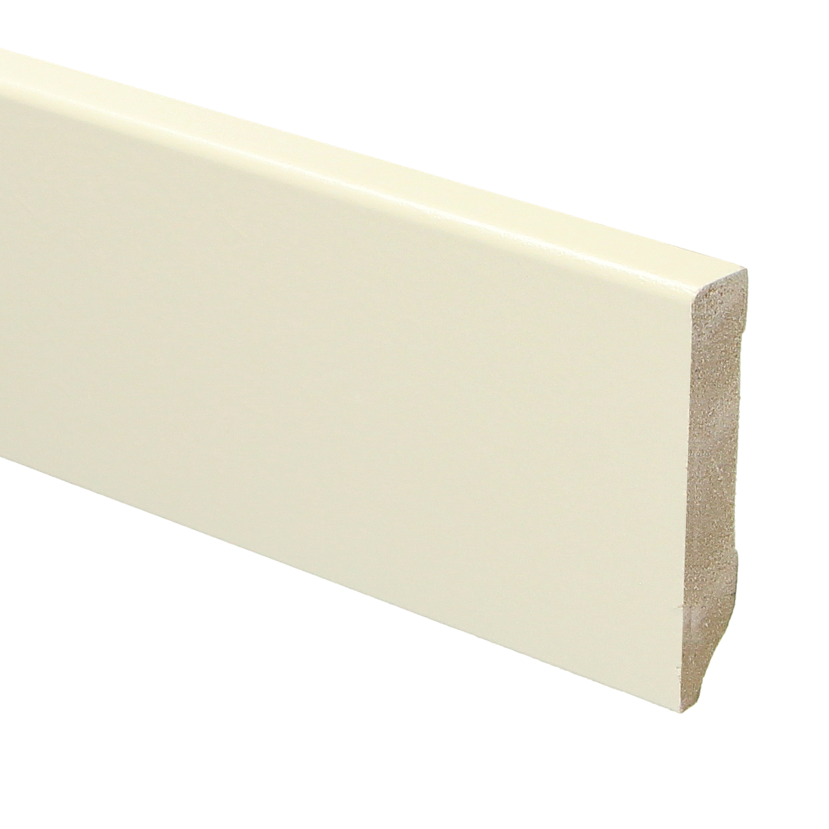 MDF Moderne Plint 70x12 RAL 9001 Crèmewit
