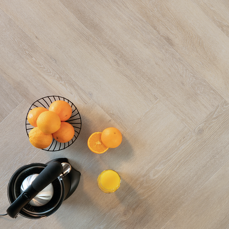 Douwes Dekker Plak PVC Ambitieus Brede Visgraat - Pepermunt