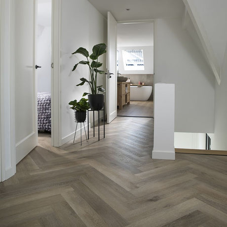 Douwes Dekker Klik PVC Ambitieus Trendy Visgraat - Honing