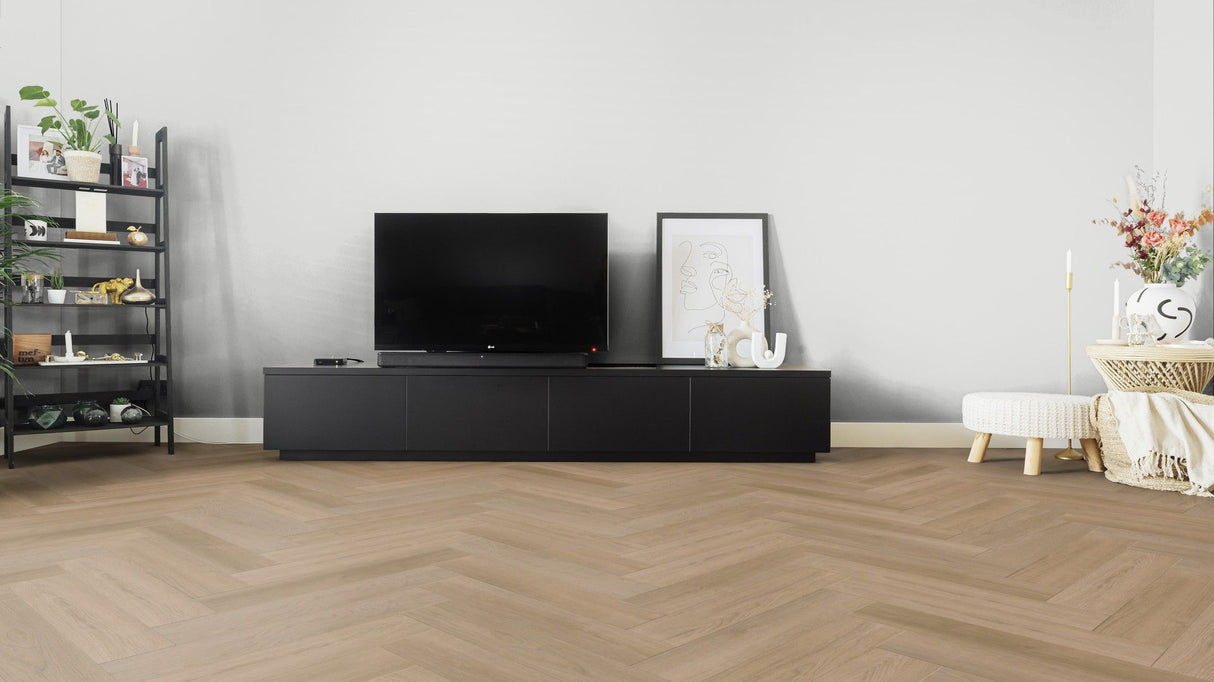 Douwes Dekker Klik PVC Ambitieus Trendy Visgraat - Gemberkoek