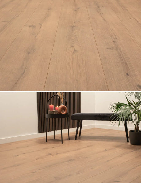 Floer Laminaat Landhuis Robuust Rechte plank - Bruine Eik