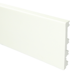 Flexibele Moderne plint 120/90/70x12 wit
