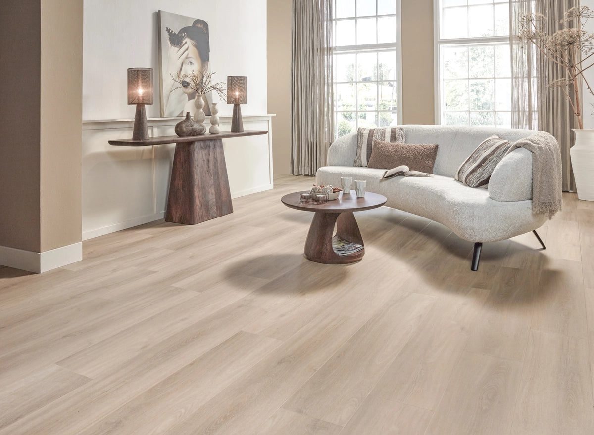 Floer Plak PVC Elegance Dorpen Rechte plank - Callantsoog Crèmewit Eiken