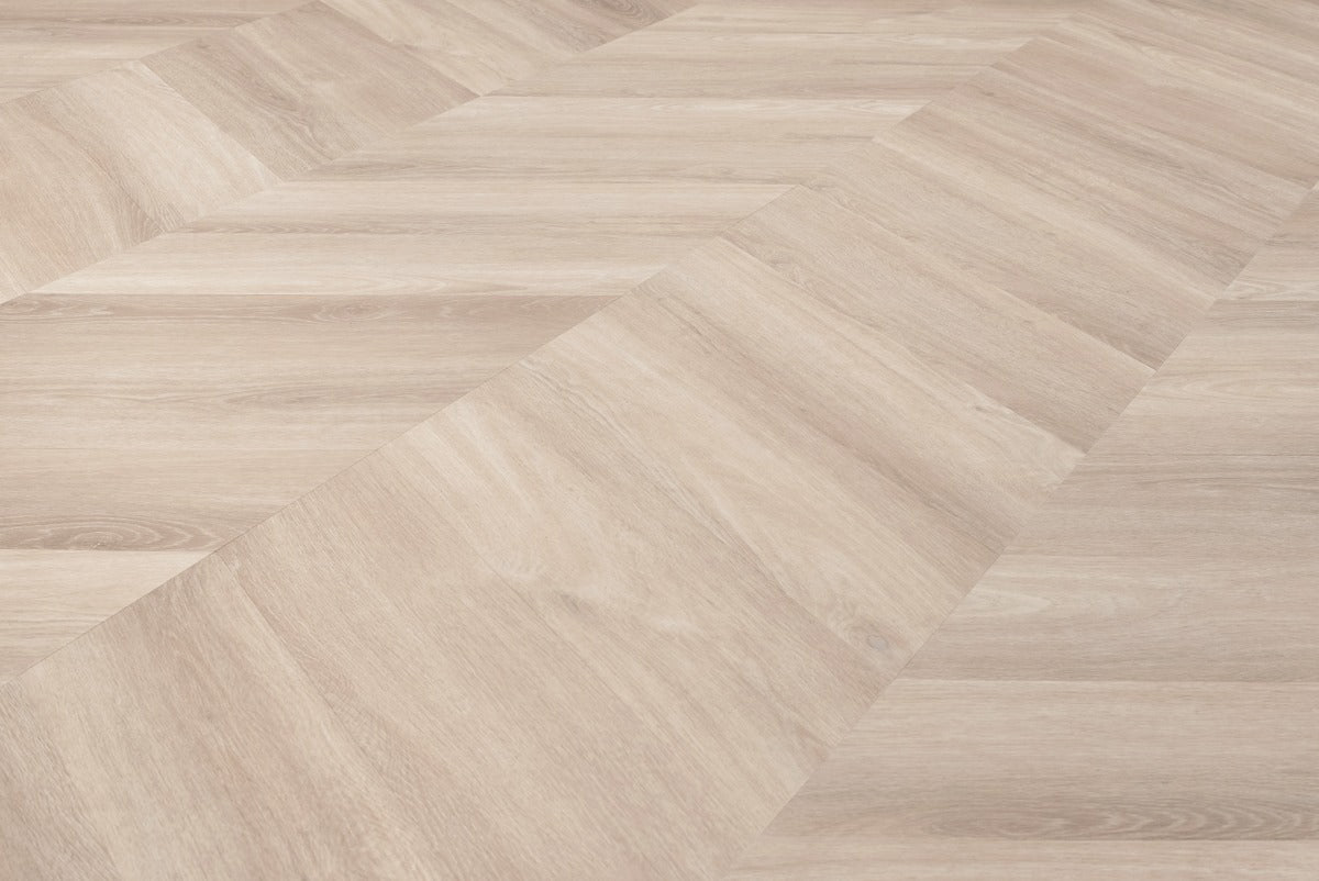 Proefstaal Floer Hongaarse Punt PVC – Onbehandeld Eiken