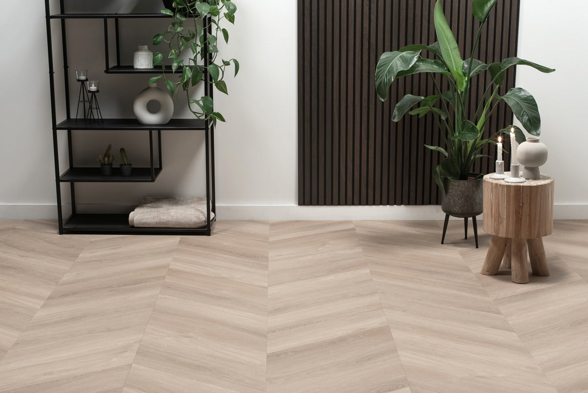 Floer Hongaarse Punt PVC – Onbehandeld Eiken