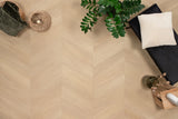 Floer Plak PVC Hongaarse Punt - Natuur Eiken
