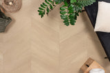 Floer Plak PVC Hongaarse Punt - Natuur Eiken