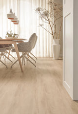 Floer Klik PVC Landhuis Rechte plank - Crème Eik