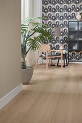 Floer Klik PVC Landhuis Rechte plank - Lichtbruine Eik