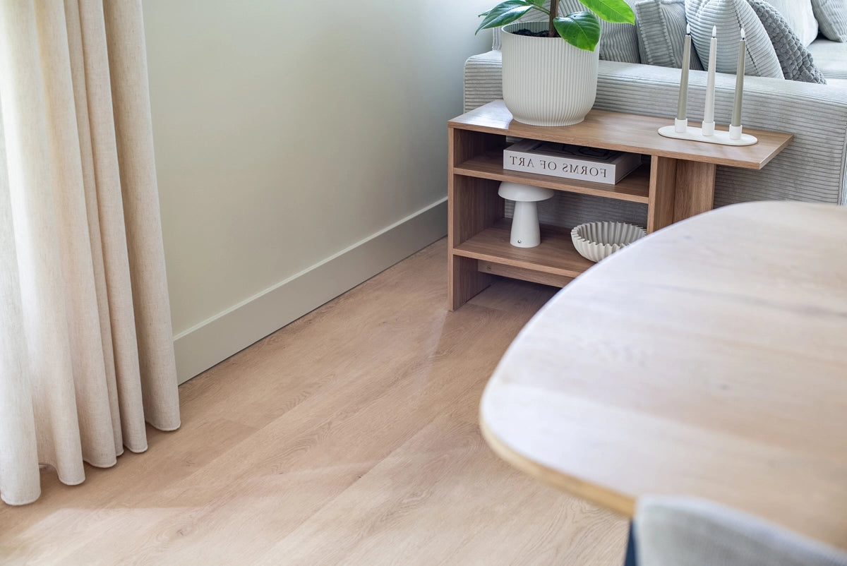 Floer Klik PVC Landhuis Rechte plank - Witte Eik