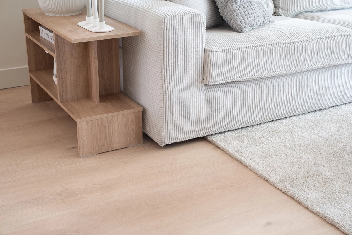 Floer Klik PVC Landhuis Rechte plank - Witte Eik