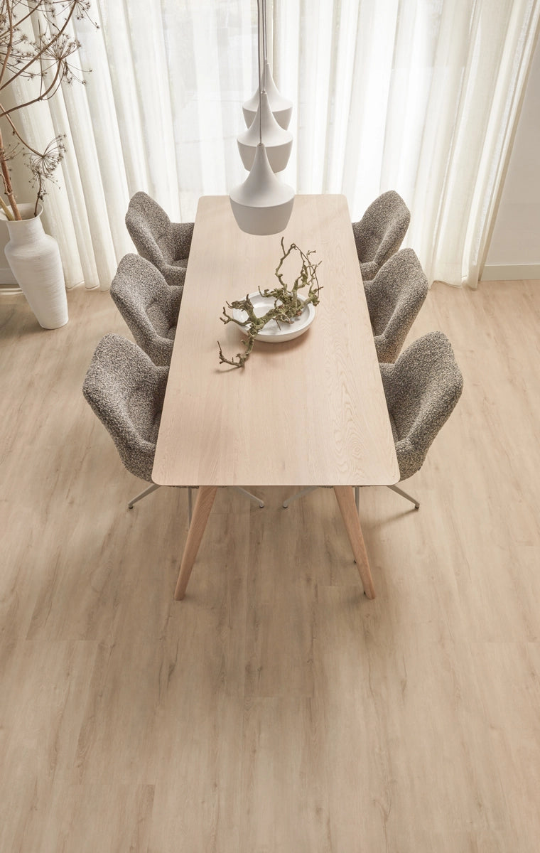 Floer Plak PVC Landhuis Rechte plank - Crème Eik