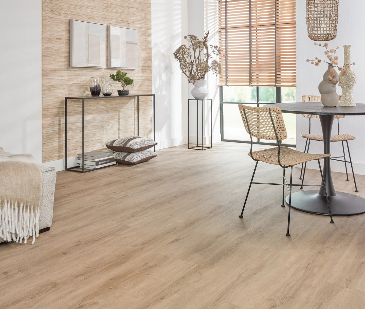 Floer Plak PVC Landhuis Rechte plank - Grijze Eik