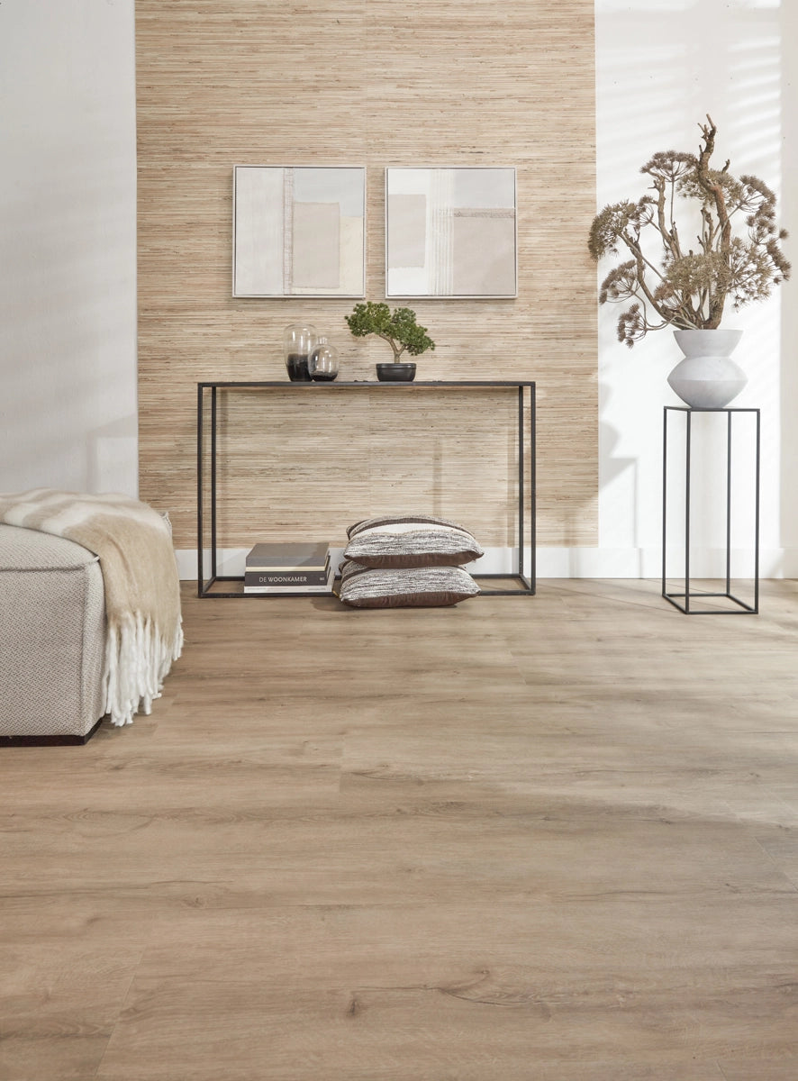 Floer Plak PVC Landhuis Rechte plank - Grijze Eik