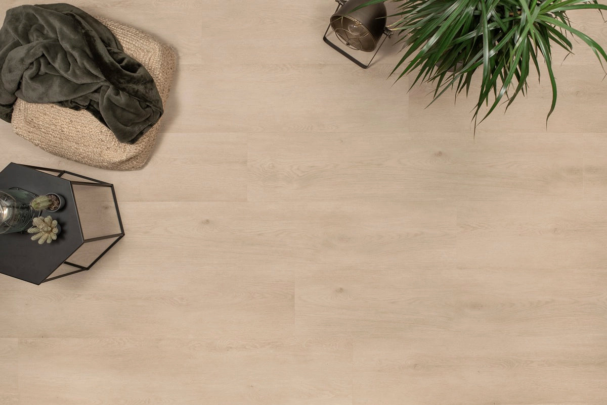Floer Plak PVC Landhuis Rechte plank - Pure Eik