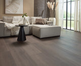 Floer Plak PVC Landhuis Rechte plank - Donkere Eik