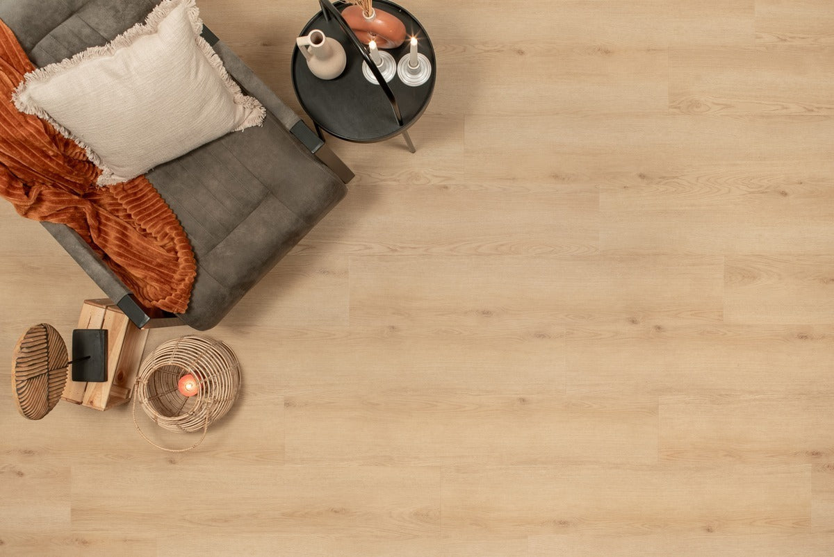 Floer Klik PVC Natuur Rechte plank - Berner Bruin