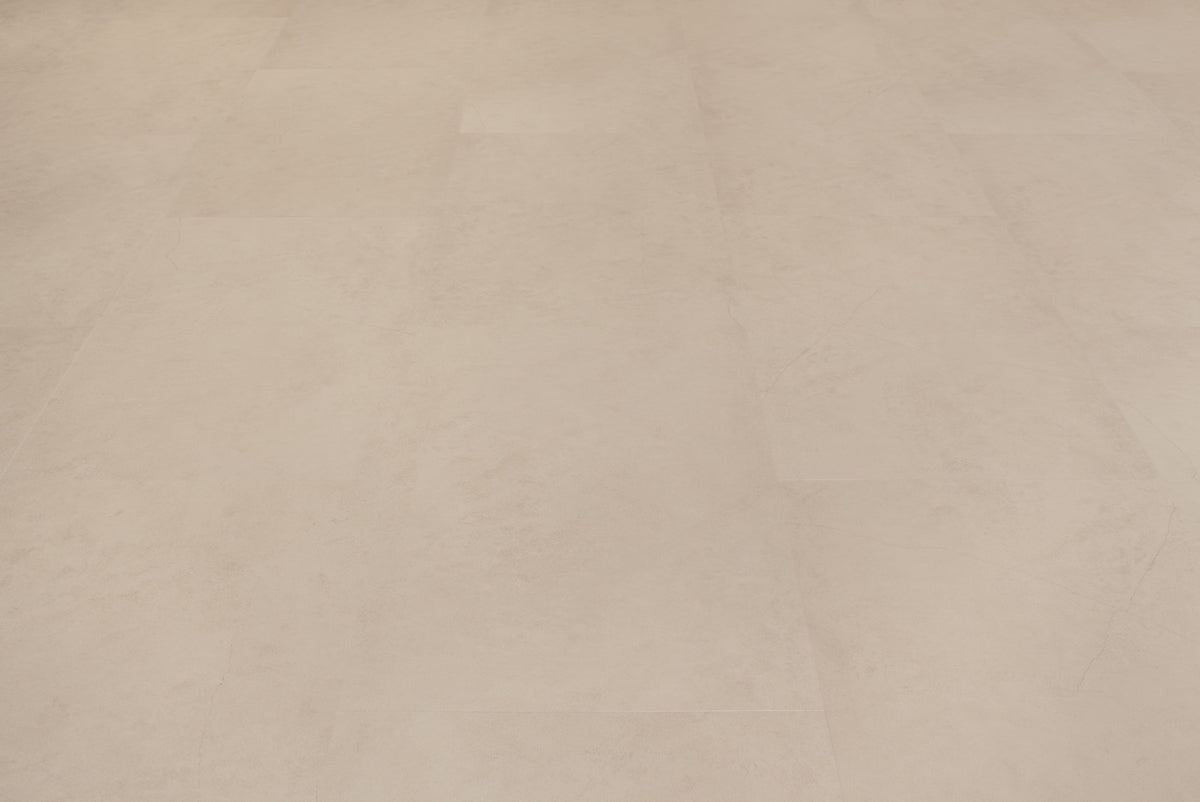 Floer Klik PVC Tegel - Betonlook Beige