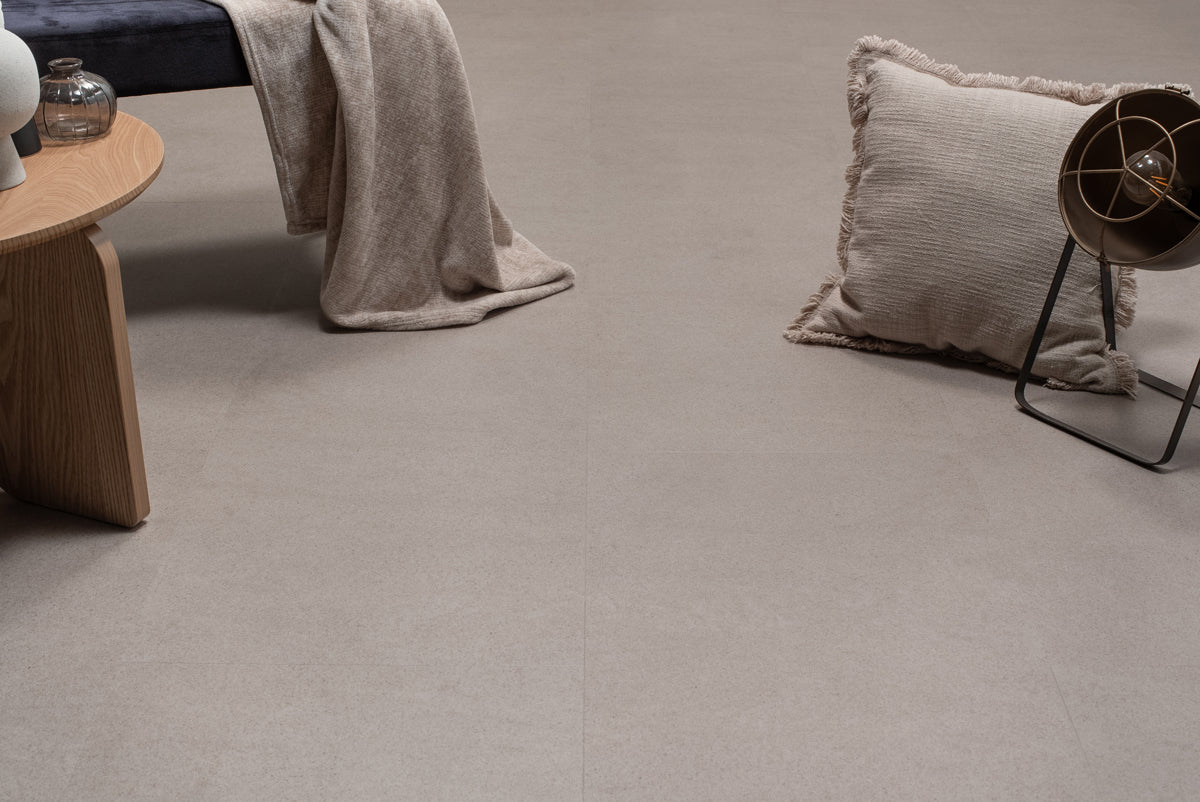 Floer Klik PVC Tegel - Betonlook Greige