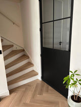Floer Trap Overzettreden Plak PVC - Onbehandeld Eiken