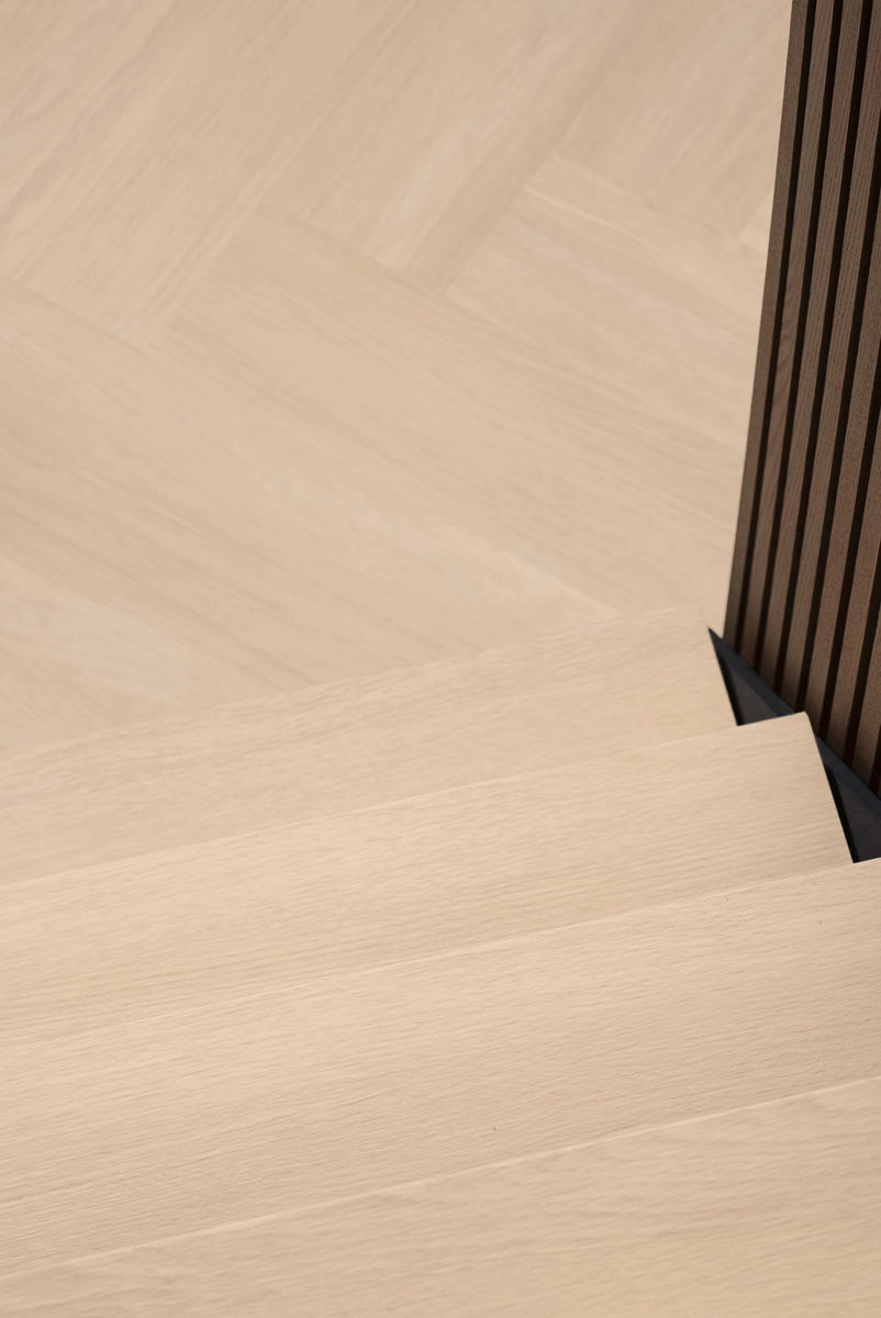 Floer Trap Overzettreden Plak PVC - Zand Eiken Ondertrede