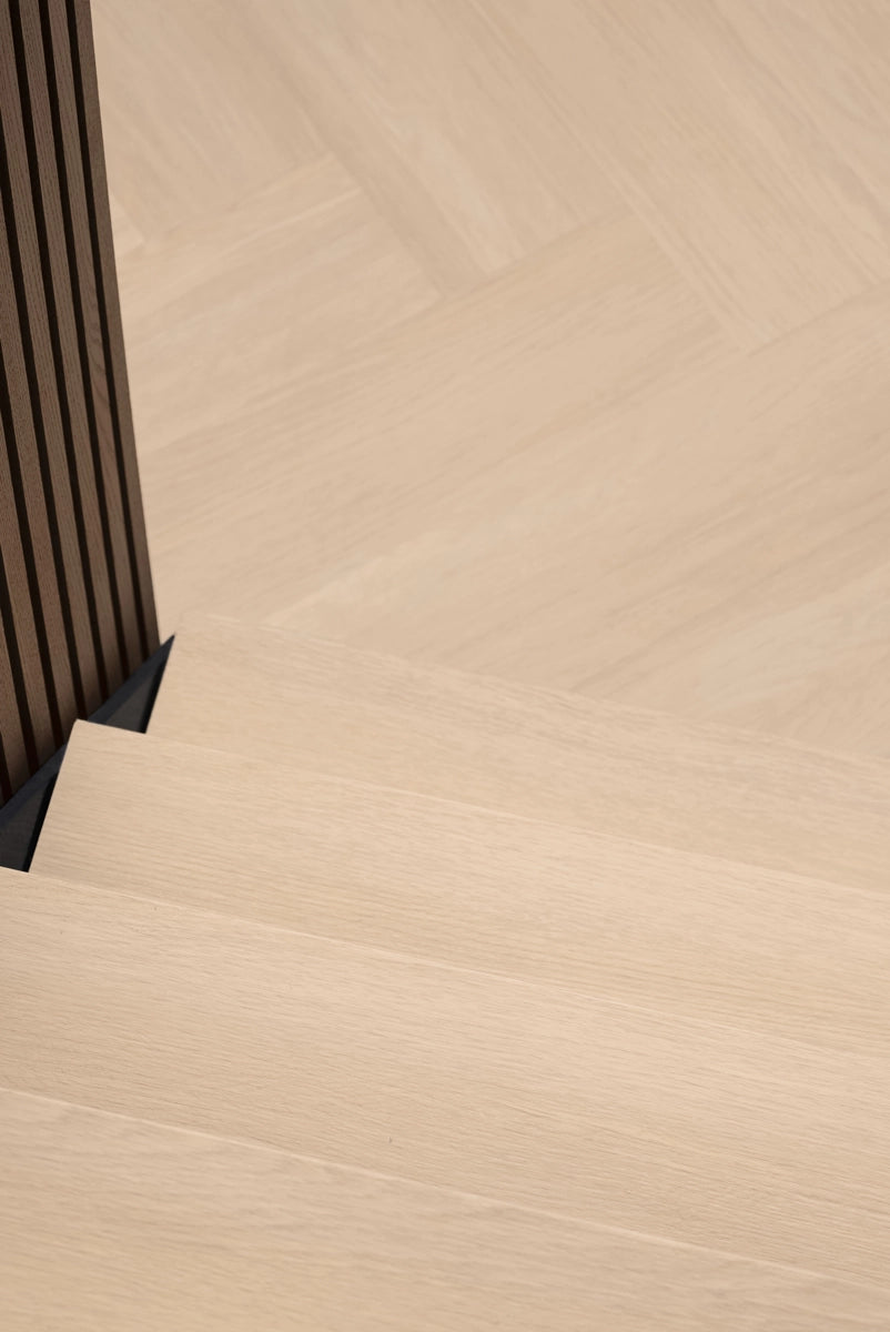Floer Trap Overzettreden Plak PVC - Zand Eiken Ondertrede