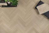 Proefstaal Floer Visgraat Click PVC – Beige Eiken