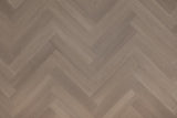 Proefstaal Floer Visgraat Click PVC – Greige Eiken