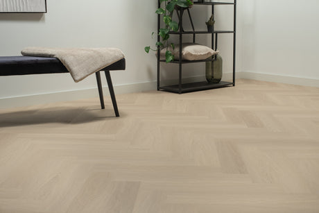 Floer Plak PVC Visgraat - Beige Eiken
